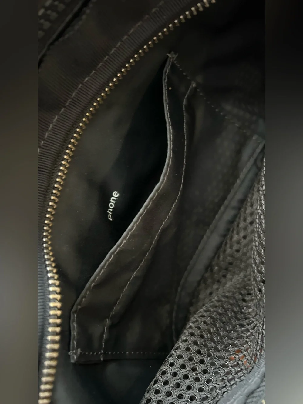 lululemon athletica Black Crossbody Belt Bag